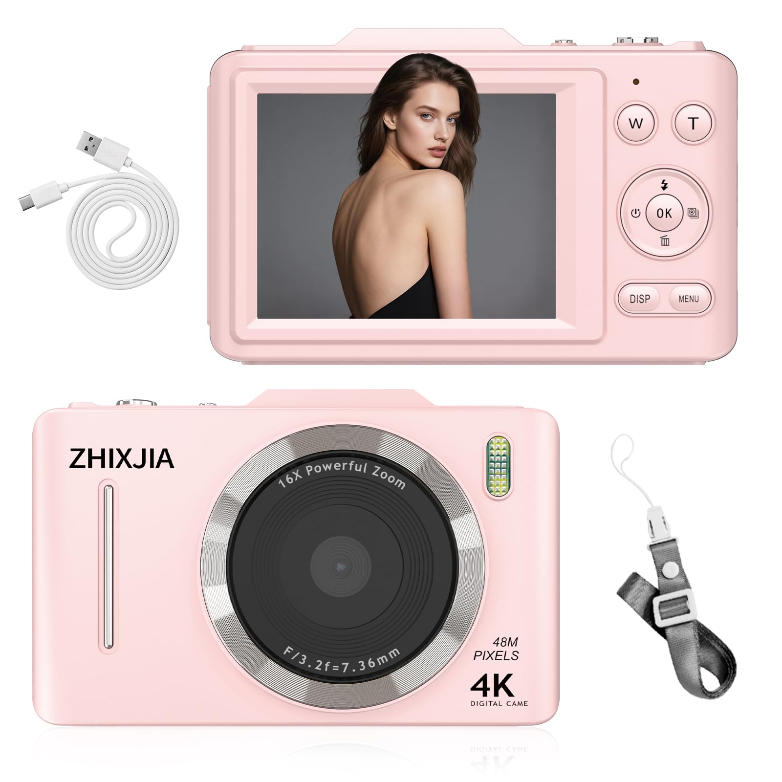 Amazon Canada: Digital Camera 4K Autofocus 48MP Vlogging Point and